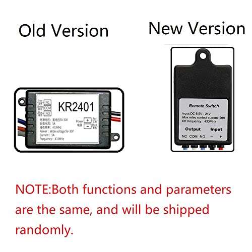 QIACHIP Car Remote Control Battery Switch Disconnect with Positive Connection Cable DC 12V Latching Relay Electromagnetic Solenoid Valve Terminal Master Kill System Anti-Theft 6
