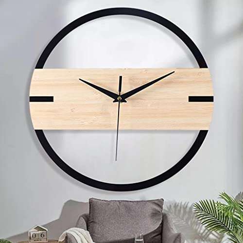 CALANDIS Quartz Wall Clock Watch Simple Pendulum Nursery Bedroom Hall Kitchen Decor 2