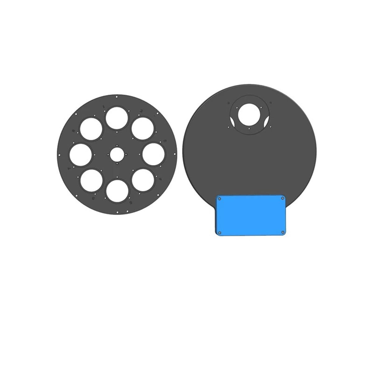 Microscope Electric Filter Wheel for Astronomical Telescope Deepspace Photography 8x1.25 1