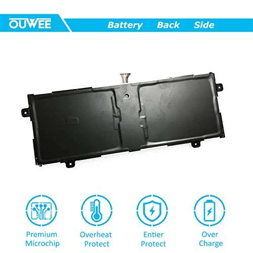 OUWEE AA-PBUN2TP Laptop Battery Compatible with Samsung Chromebook 3 XE500C13-K01US XE500C13-K02US XE500C13-K03US K04US K05US K06US XE501C13-K01US XE501C13-K02US Series 7.6V 33Wh 4400mAh 2-Cell 6