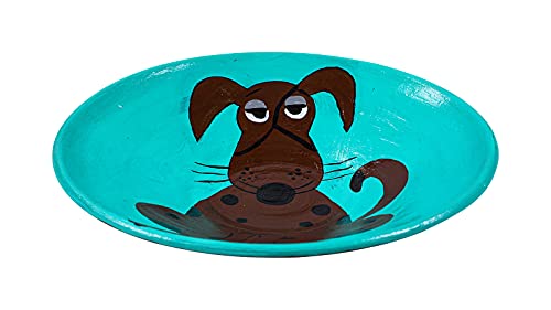 Rekha Under UPSLRM Terracotta Decorative Plate (20 cm x 20 cm x 4 cm, Rekha Under UPSLRM_19)