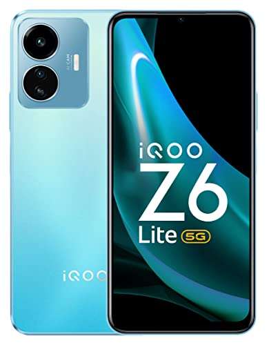 iQOO Z6 Lite 5G (Stellar Green, 6GB RAM, 128GB Storage) | World's First Snapdragon 4 Gen 1 | Best in-Segment 120Hz Refresh Rate | Travel Adaptor Needs to be Purchased Seperately 1