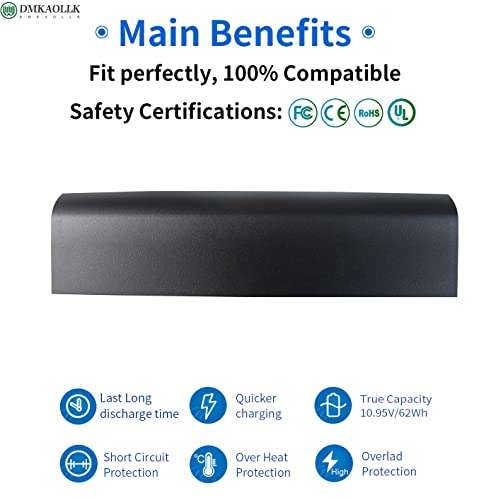 PA06 849911-850 Laptop Battery for HP Omen 17 17-w 17-ab200 17t-ab00 17-w200 Series 17-w053dx 17-w253dx 17-w033dx 17-ab011nl 849571-221 849571-241 PA06062 HQ-TRE HSTNN-DB7K - 12 Months Warranty 3