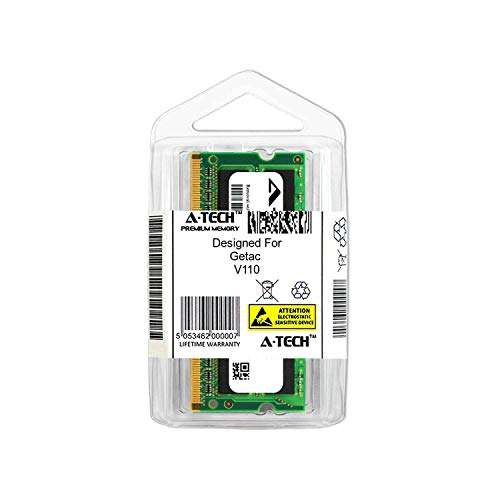 A-Tech 4GB Module for Getac V110 Laptop & Notebook Compatible DDR3/DDR3L PC3-12800 1600Mhz Memory Ram (ATMS385513B12034X1) 2