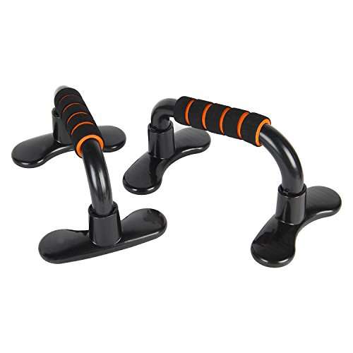 Strauss Turtle Push Up Bar, Pair(Black/Orange) 1