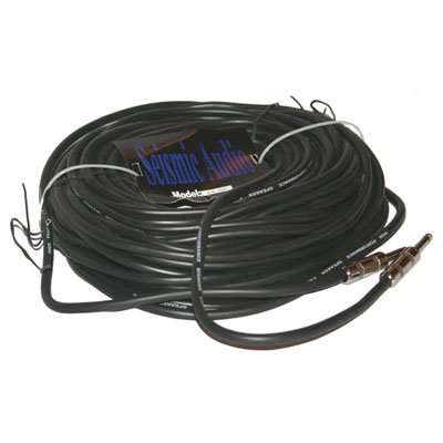 Seismic Audio - Pair of 100 Feet 1/4" to 1/4 Pro Audio Speaker Cables 14 Gauge - Heavy Duty 5