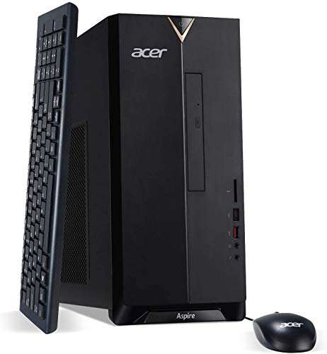 2020 Acer Aspire TC-885 Newest Desktop, 9th Gen Intel Core i5-9400 Upto 4.1GHz,DVD, 16GB DDR4, 512GB SSD + 1TB HDD, 802.11AC, USB 3.1 Type C, Windows 10 Home,Black w/Rock eDigital Accessories 1