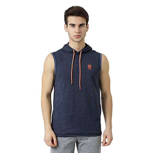 ROCK.IT Men's Plain Active Base Layer Shirt (2190100401-1_Navy 44)