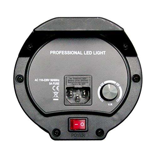 LED 100W Photo Studio Video Light CRI 95 10000 Lumens w/Dimmer, Umbrella Holder 5