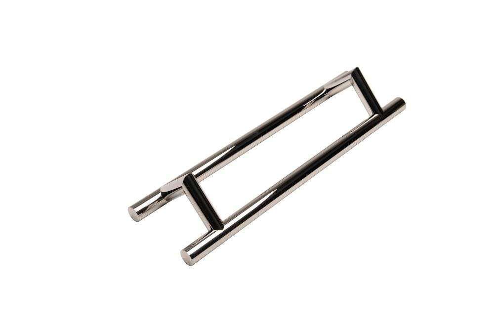 Strongar 45º Offset/Modern & Contemporary Round Bar/Ladder/H-Shape / 914mm Push-Pull Stainless-Steel Door Handle - Polished Chrome Finish (60 inches) 2