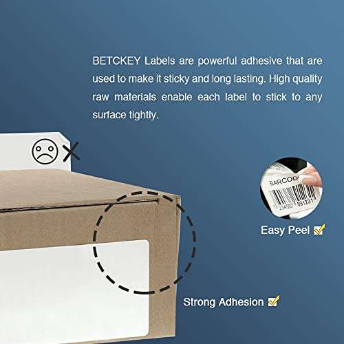 BETCKEY - Continuous Length Labels Replacement for Brother DK-2205 (2.4 in x 100 ft), Compatible with Brother QL Label Printers [1 Rolls/Continuous Labels, Pink] 4