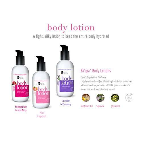 BV Spa by Bon Vital' Moisturizing Body Lotion, Pink Grapefruit Scented Body Silk for Dry Skin Repair, Anniversary for Women, Moisturizer with Essential Oils for Soft Skin 4