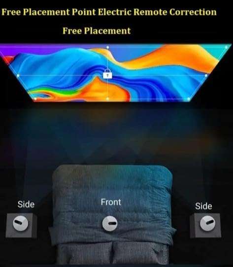 Play Android 9 New Launched 2024-P2 Full HD 1080P Touch Sensor Smart LED Display 4D Keystone with Efficient WiFi Mirroring with Inbuilt Speaker 5500lm, Electric Remote Focusing Projector 6
