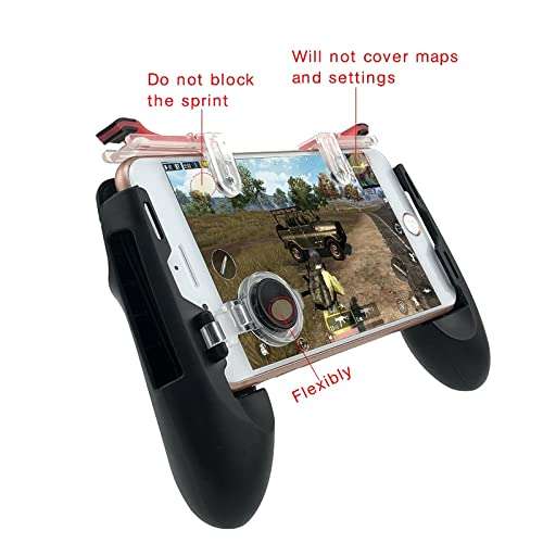 Texton Game Controller Gamepad JL-01 3 in 1 Mobile Joystick Gamepad Phone Game Handle Grip Holder, for Smartphones 3