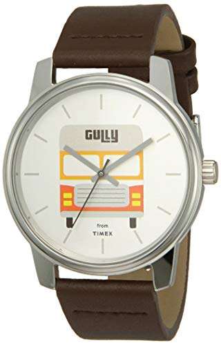 Gully by Timex Travel Analog Silver Dial Men's Watch-TWGYG0106 1