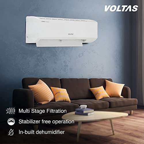 Voltas 1 Ton 4 Star Inverter Split AC (Copper SAC_124V_DZX White) 4