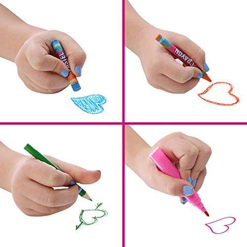 GirlZone Ultimate Art Set for Girls, 118-Piece Awesome Arts and Crafts Kit for Kids, Fun Girls Toys Age 7 Set & Kids Creative Set, Great Gift Idea 6