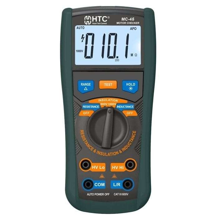 HTC MC-45 Professional Motor Winding Tester, Digital Multimeter with Insulation Resistance By NAAFIE