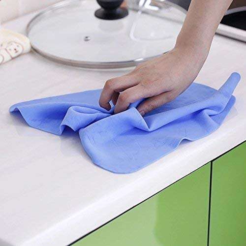 Catholic Towel Reusable Absorbent Water for Kitchen Cleaning Car Cleaning , Unique Living Magic Towel, Super Absorbent, Chamois Leather Wipes Pack of 1 2