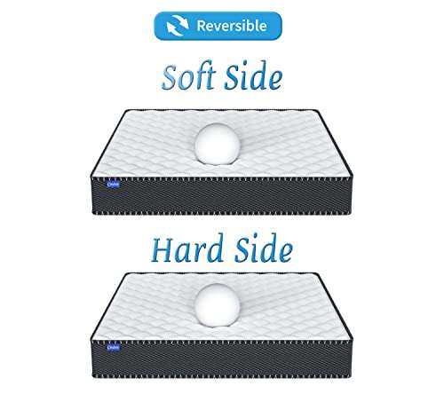 Comforto Duplex 4 Inch Dual Comfort Foam Mattress (72x36x4 Inch, Single Size Mattress) | Medium Soft & Hard Comfort | Quilted Top 4