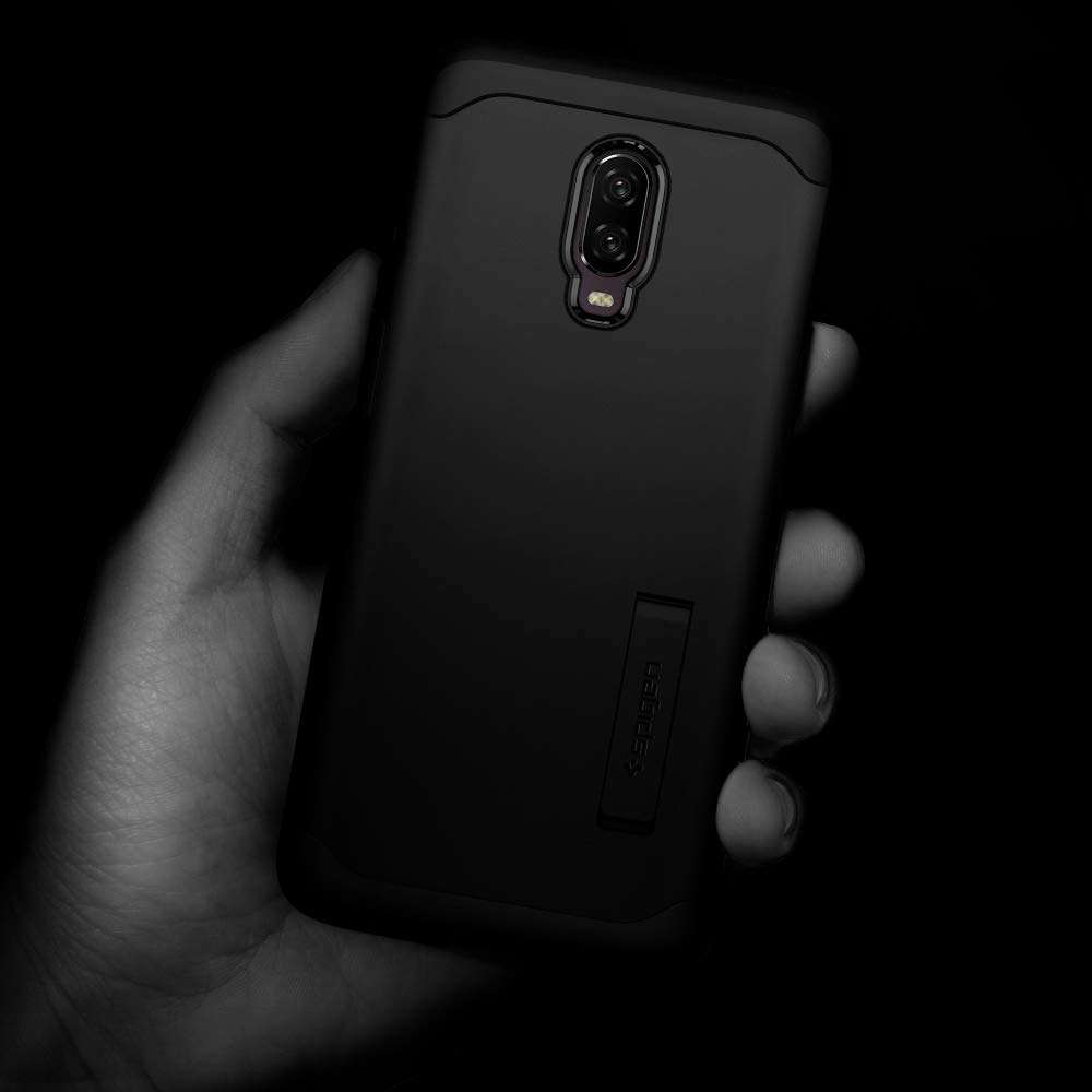 Spigen Tough Armor Designed for OnePlus 6T Case (2018) - Black 2