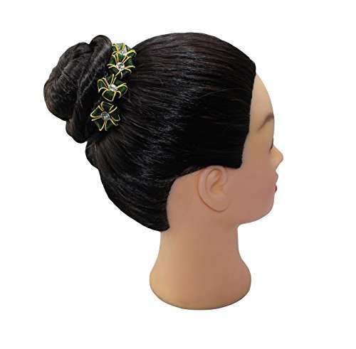 4 Pcs Green Colour Flowers Hair Accessories for Women Wedding