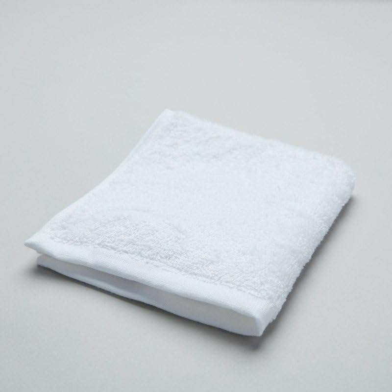 THE VELOURE White Face Towel Napkin Set | 100% Cotton | Size 30 x 30 cm (4) 4