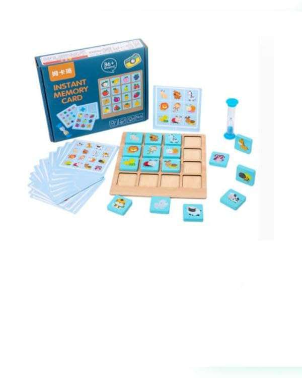 The Clever Clogs Instant Memory Card Game for Kids 2+ | Fun Visual Recall Game for Boys and Girls | Safe, Durable Indoor Play - Ideal Educational Gift to Boost Early Memory Skills 1