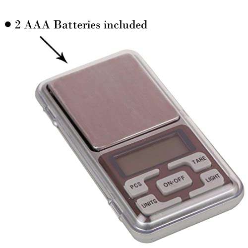 Sagar Sales Digital Pocket Scale 0.01G to 200G for Kitchen Jewellery Weighing - Black 4