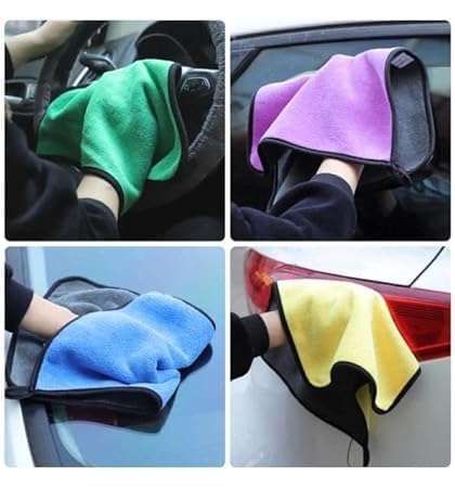 autokaar 600 GSM Microfiber Towel for Car/Bike/Home/Furniture/Kitchen/Office/Bathroom/Salon/Restaurant/Shop 40 x 60 cm, Pack of 12 5