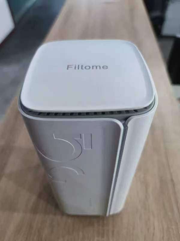 Filtome 5G CPE WiFi 6 Router with SIM Card Slot - High Speed 5G/4G Wireless Router CPE Modem - Dual Band SA/NSA for Smart Home, Office, Indoor - Gigabit Ethernet - White 6