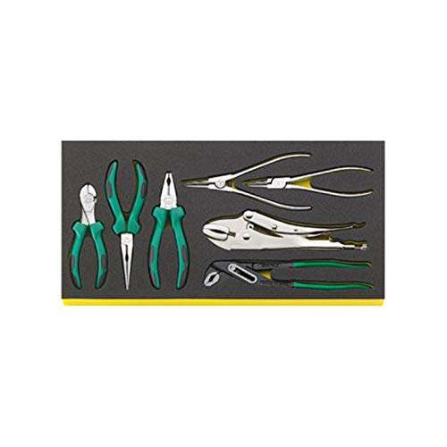 Stahlwille 96830118 7-Pieces Pliers Set, Drop-forged Steel, Multi-purpose Pliers w/Comfortable Handle, Strong & Durable, for Repairs, For the Drawers of Tool Trolley No. 13217, Made in Germany 4
