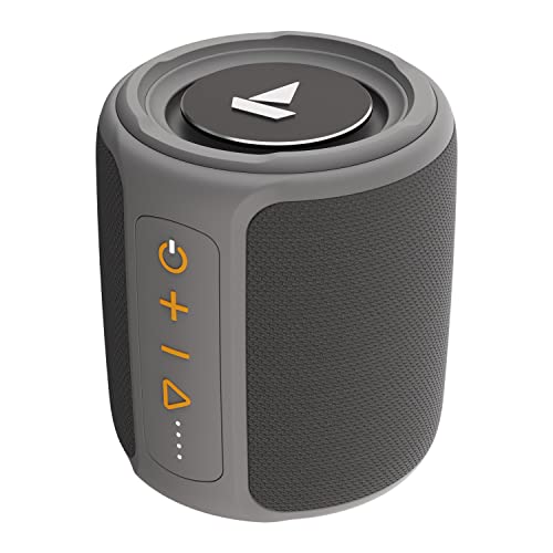 boAt Stone 352 Bluetooth Speaker with 10W RMS Stereo Sound, IPX7 Water Resistance, TWS Feature, Up to 12H Total Playtime, Multi-Compatibility Modes(Groovy Grey)