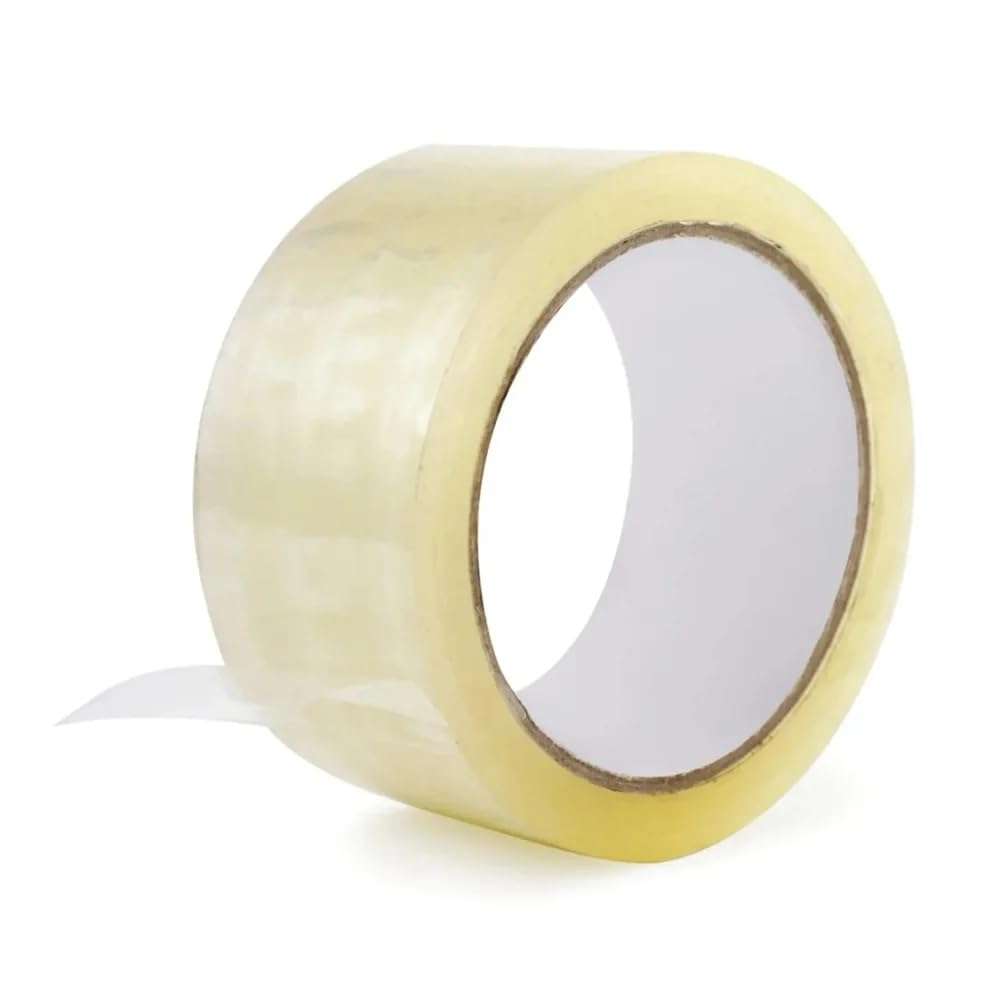 Packing Tape Transparent, 3 Inch × 50 Meter, Pack of 2 | Heavy Duty Strong Adhesive Cello Tape for Carton Sealing, Packaging, Shipping, E-Commerce, Office & Home Use 4