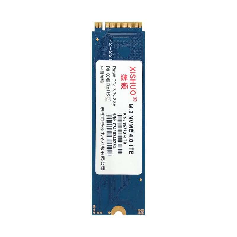XISHUO NVMe SSD Internal Solid State Drive 5