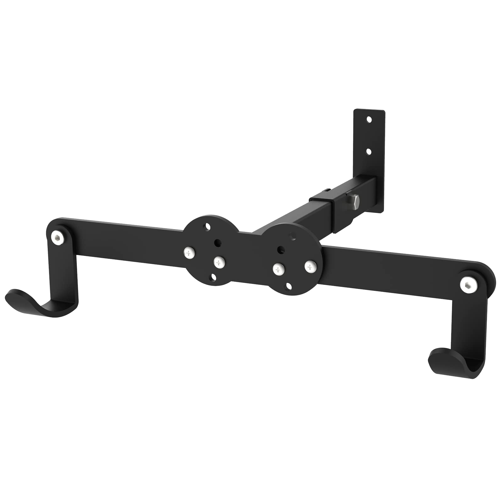 Bike Wall Mount Horizontal Storage Bicycle Rack Foldable Cycling Hanger Bike Holder Indoor Hook for Bicycles - Hang Your Road, Mountain or Hybrid Bikes 1