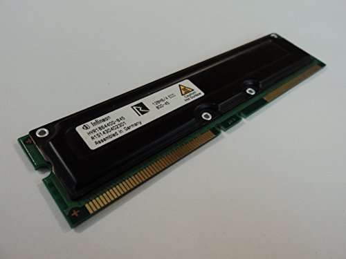 Infineon RAM Memory Module 128MB PC800-45 RDRAM RIMM non-ECC HYR166440G-845