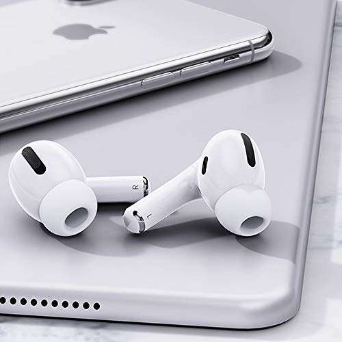 TORRYZA Pack of 3 Sizes Premium Memory Foam Ear Tips for Airpods Pro, Replacement Earpads Noise Reduction – Gray 4