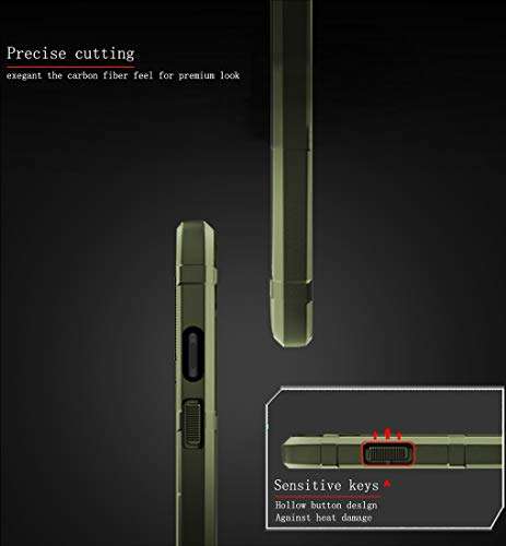 Sucnakp for Oneplus 8 Pro Case One Plus 8 Pro Case 1+8 Pro Case Heavy Duty Shock Absorption Phone Cases Impact Resistant Protective Cover for Oneplus 8 Pro（New Army Green） 4