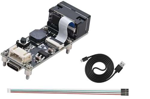 Embedded 1D 2D Barcode Scanner Module, QR Code Reader with USB Type-C & TTL UART Interface, Fast Decoding on Screen & Paper, for Arduino Raspberry Pi POS Kiosk ATM Integration 1