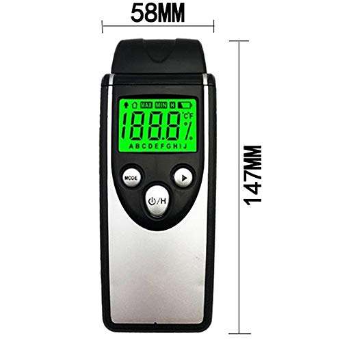 WZCUICAN Moisture Meters MT260 Digital Wood Moisture Meter Two Pins Hygrometer Paper Humidity Tester with Large LCD Display Manufacturers 4