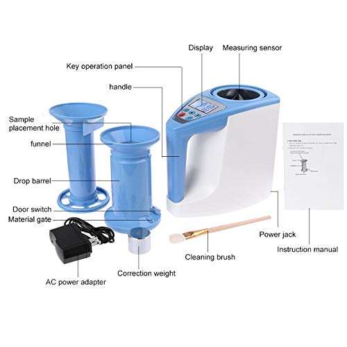 HFBTE LDS-1G Computer Grain Moisture Meter for Rice Wheat Maize Moisture Tester Detector Analyzer 5