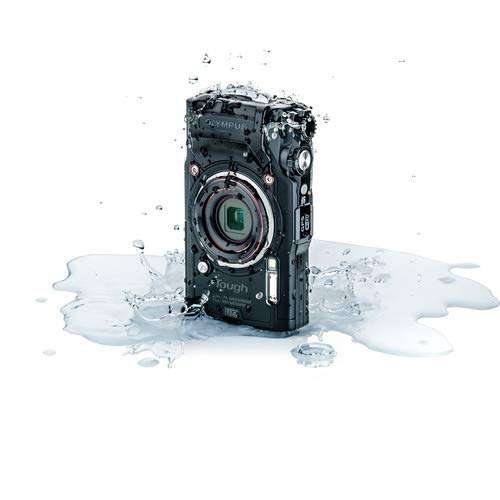 Olympus Tough TG-6 Waterproof Camera, Black +12MP +4X Optical Zoom Lens+Five Separate Underwater Modes+Sunshine Basic Bundle 5
