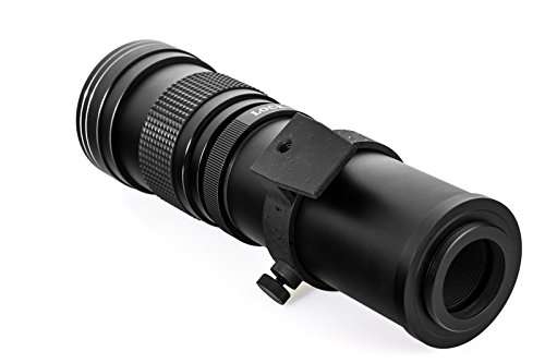 Opteka 420-1600mm f/8.3 HD Telephoto Zoom Lens for Canon EOS 80D, 77D, 70D, 60D, 60Da, 50D, 7D, 6D, 5D, 5DS, 1Ds, Rebel T7i, T7s, T6s, T6i, T6, T5i, T5, T4i, T3i, T3, T2i and SL1 Digital SLR Cameras 4