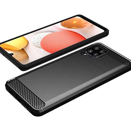 Osophter for Galaxy A42 5G Case Samsung M42 5G Case Shock-Absorption Flexible TPU Rubber Protective Cell Phone Cover for Samsung Galaxy A42 5G(Black) 4