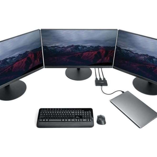 StarTech.com 3-Port USB-C Multi-Monitor Adapter, USB Type-C to 3x HDMI MST Hub, Triple 1080p 60Hz HDMI Laptop Display Extender / Splitter, Extra-Long Built-In Cable, Windows Only (MSTCDP123HD) 3
