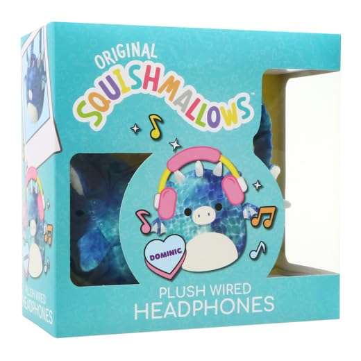 Squishmallows Plush Headphones (Dominic The Dragon) 2
