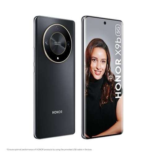 HONOR X9b 5G (Sunrise Orange, 8GB + 256GB) | India's First Ultra-Bounce Anti-Drop Curved AMOLED Display | 5800mAh Battery | 108MP Primary Camera | Without Charger 5