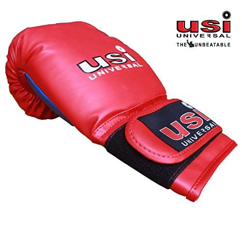 USI UNIVERSAL THE UNBEATABLE Kids Boxing Gloves, 612BV Bouncer Junior Training Mitt For Kickboxing, Punching Bag, Focus Pads, Sparring & Muay Thai mma, Thai Pad, Punching Gloves (Size L/XL) 2