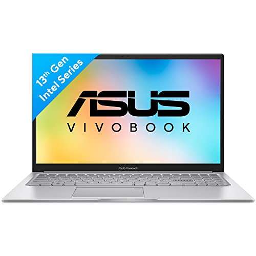 ASUS Vivobook 15 (2023), Intel Core i5-1335U 13th Gen, 15.6" (39.62 cms) FHD, Thin and Light Laptop (8GB/512GB SSD/Intel Iris Xᵉ/Win 11/Office 2021/Fingerprint/Silver/1.7 kg), X1504VA-NJ524WS